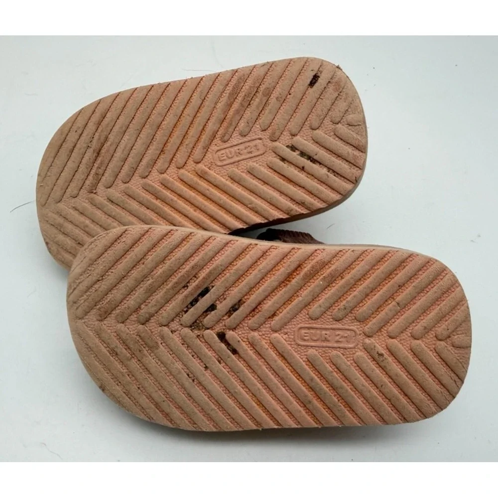 Unbranded Pink Tan Webbing Strap Sporty Sandals | Toddler Girl's Size US 5.5 - Picture 6 of 8